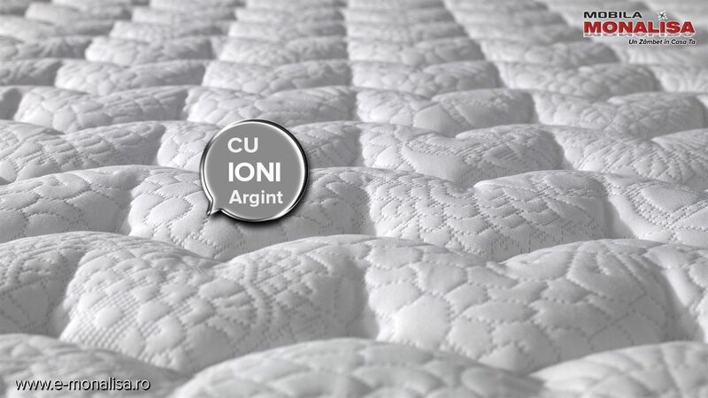 Saltea cu ioni de Argint Ortopedica Silver X - Antibacteriana Antistatica