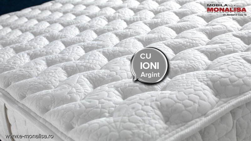 Saltea cu ioni de Argint Ortopedica Silver X - Antibacteriana Antistatica